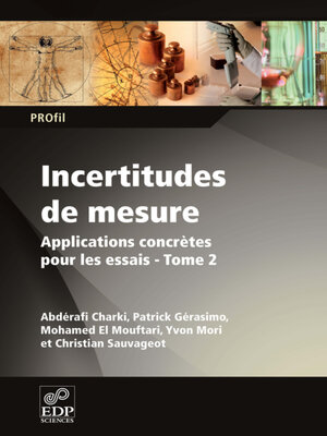 cover image of Incertitudes de mesures: Applications concrètes pour les essais